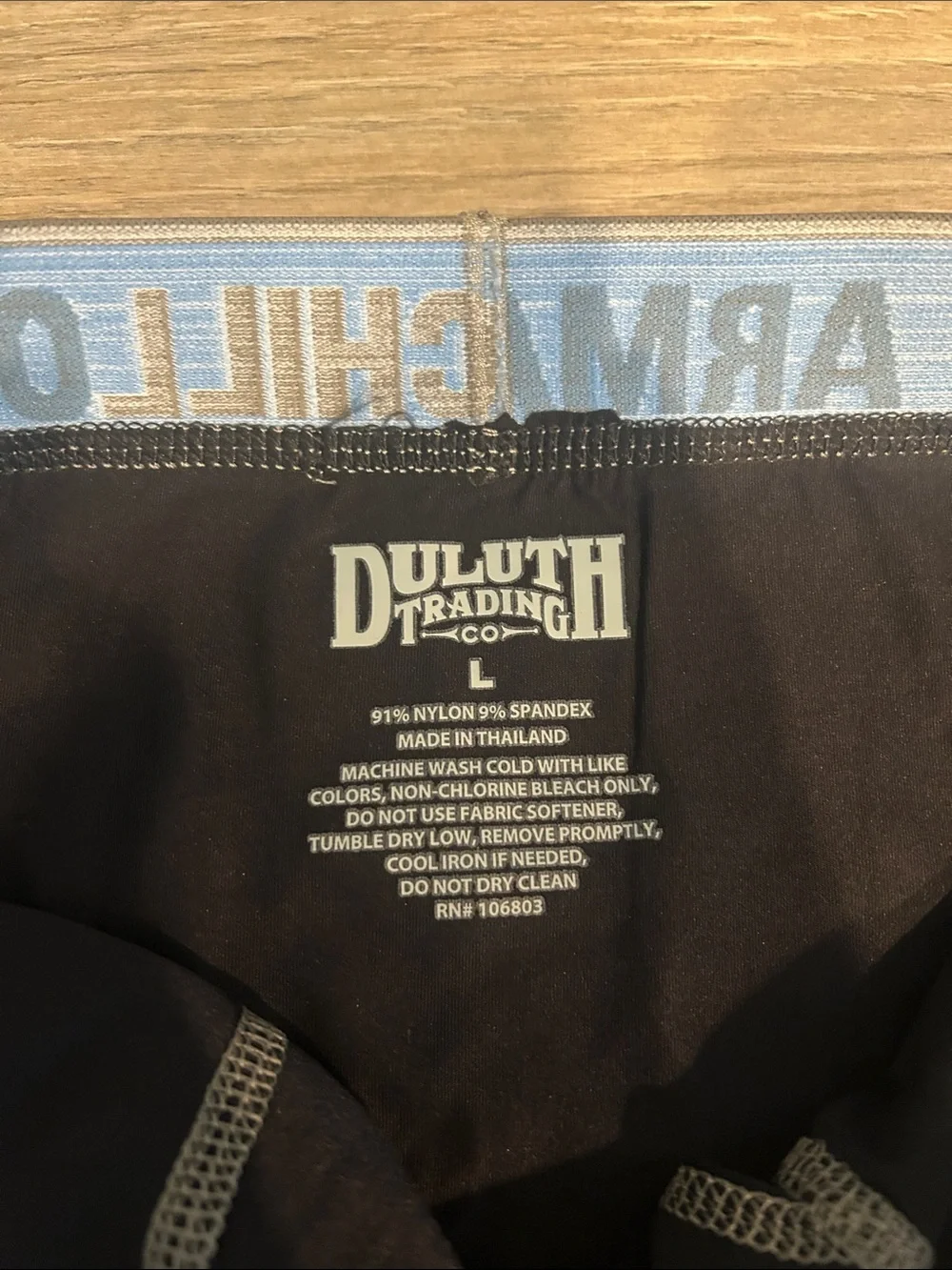 NWT Duluth Trading ArmaChillO Men's Cooling Briefs - Black set of 3 Size Large